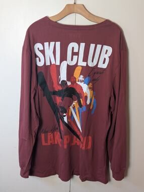 MAD Engine Ski Club Red Long Sleeve XXL